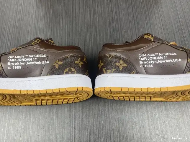 Cheap MAX OW Jordan LOW x Air Off-Louis AJ1 1 0418